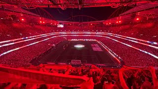 Sport Lisboa e Benfica vs Santa Clara Nova entrada época 20242025 show e hino Estreia Bruno Lage [upl. by Crespo]