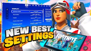 UPDATED BEST Nintendo Switch SETTINGS  Sensitivity Guide Fortnite Settings Explained [upl. by Jimmie]