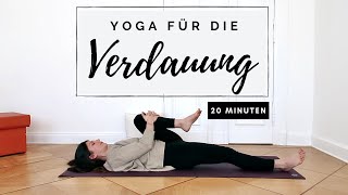 Yoga für eine gute Verdauung  sanfte Übungen gegen Bauchschmerzen [upl. by Yllus638]