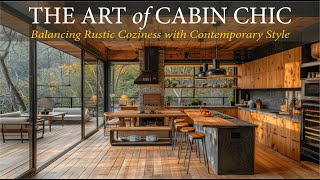 The Comfortable of Cabin Design Blending Rustic Charm and Urban Chic [upl. by Atinej]