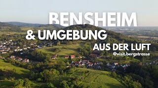 Bensheim amp Umgebung Luftaufnahmen mit Drohne in 4K [upl. by Aiek]