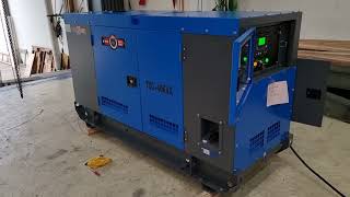 Test load Silent Generator TSUZUMI TDG 40 kva [upl. by Yentihw769]