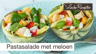 Pastasalade met meloen [upl. by Nordin]