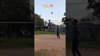 Volleyball attack by irfan 🔥vertical jump 🤯 sportscamp athleticdevelopment juniorspo [upl. by Nivak544]