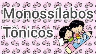 Monossílabos tônicos [upl. by Eelsha586]