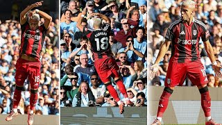 Andreas Pereira Do Cristiano Ronaldos SIUU CELEBRATION after goal vs Man City [upl. by Sabsay992]