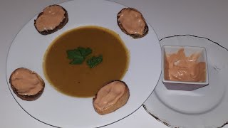 شوربة أو حساء السمك بطريقة صحيحة مثل مطاعمsoupe de poisson [upl. by Larner]