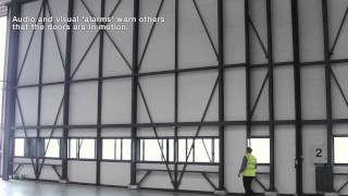 REIDsteel Hangar Door Video [upl. by Younglove]