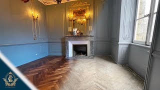 Unveiling the FINISHED chateau floors RESTORED to its ORIGINAL state [upl. by Bentlee]