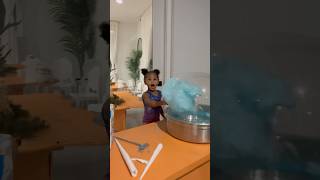 Dad catches daughter making cotton candy shorts [upl. by Breech]