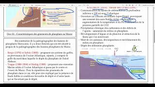 28Paléoenvironnement des bassins phosphatés du [upl. by Eatton609]