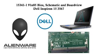 153411 91n85 Bios Schematic and Boardview Dell Inspiron 15 3567 [upl. by Nnilsia303]