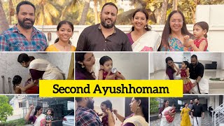 Ayushhomam  Sudhapoo  Second Birthday  Sowbhagya Venkitesh [upl. by Colinson]