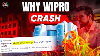 Why Wipro Ltd Share Falling  Is it right time to buy Wipro  Wipro share price Target  Wipro news [upl. by Peugia616]