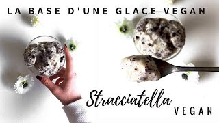 RECETTE DE GLACE SANS LAIT â–ŒStracciatella Vegan ultra simple [upl. by Neelrad743]