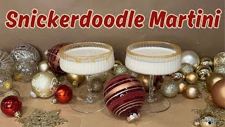 Snickerdoodle Martini Dessert Cocktails day15 [upl. by Eudo351]