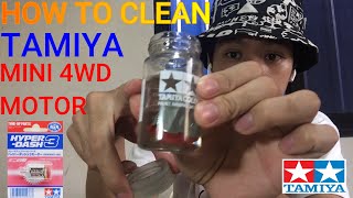 HOW TO CLEAN TAMIYA MINI 4WD MOTOR VLOG8 [upl. by Florio]