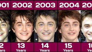 Daniel Radcliffe From 1998 To 2023  Harry Potter Movie Actors [upl. by Annemarie]