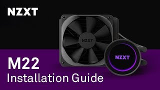 How to Install the NZXT Kraken M22 Liquid Cooler [upl. by Ericksen966]