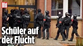 AmokAngst im Klassenzimmer SEK stürmt Schule  Hamburg [upl. by Pallaton263]