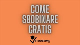 UNIVERSITÀ  COME SBOBINARE GRATIS FARE RIASSUNTI UNIVERSITARI AUTOMATICAMENTE E VELOCE [upl. by Reinhold]