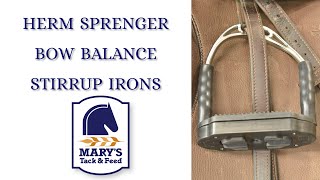 Herm Sprenger Bow Balance Stirrup Irons [upl. by Adnirim]