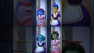 Who is your best 🚪 Inside out2 Magic Door with Waitress [upl. by Mulloy]