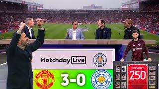 quotMan Utd vs Leicester 30 Bruno ON FIRE🔥⚽️  Emotional Farewell for Ruud  Post Match Reactionsquot [upl. by Eugeniusz]