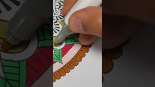 MANDALA A TODO COLOR PARTE 3 oddlysatisfying drawing asmr [upl. by Vidal]