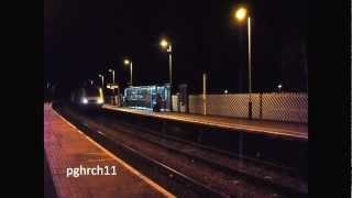 RARE 4304543059 1K50 Derby  Crewe  EMT HST at Uttoxeter 28th January 12 [upl. by Neeliak]