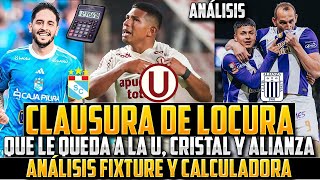 FINAL DE INFARTO  UNIVERSITARIO ALIANZA Y CRISTAL DEFINEN EL CLAUSURA ¿CÓMO LA U CAMPEONA🔥 [upl. by Ennaid]