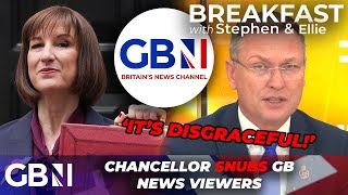 DISGRACEFUL  Stephen Dixon FURIOUS as Rachel Reeves SNUBS GB News viewers [upl. by Nylia]