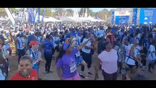 Scenes from the Econet Victoria Falls Marathon which took place on 7 July [upl. by Risan]