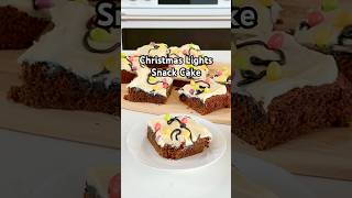 Festive Christmas Lights Snack Cake  Holiday Party Idea [upl. by Annia]