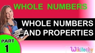 Whole Numbers And Properties maths class 1234567 tricks shortcuts online videos cbse [upl. by Tiffanle]