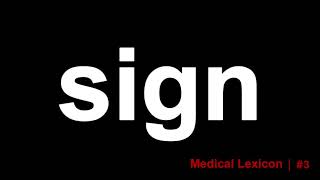 Sign Definition [upl. by Anoval]