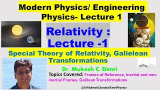 Engineering Physics  Modern Physics Relativity Galilean Transformations Inertial Frames AKTU [upl. by Ciel]