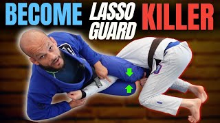 3 Essential ATTACKS From LASSO GUARD  Techniques for EVERYONE [upl. by Esirahs]