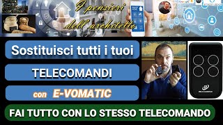 Istruzioni programmazione telecomando a codice fisso su EVOMATIC della DIEFFEMATIC TUTTO IN UNO [upl. by Haslett]