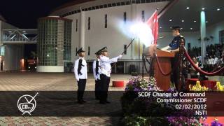 SCDF Change of Command on 2 Feb 2012  Commissioner Eric Yap [upl. by Luttrell]