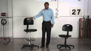 Safco Soft Tough™ Economy Workbench Chair [upl. by Marian688]