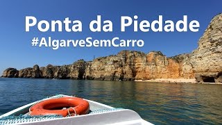 PONTA DA PIEDADE entre as praias mais bonitas do mundo Algarve Sem Carro [upl. by Diarmid]