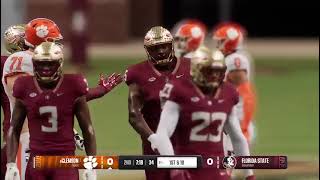 20241116 Clemson At Florida State [upl. by Eiveneg]