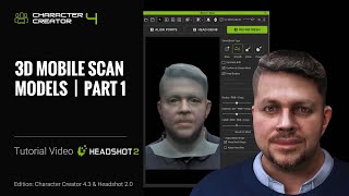 Make 3D Mobile Scan Models into CC Characters  Part 1  Headshot 20 Plugin Tutorial [upl. by Niela]