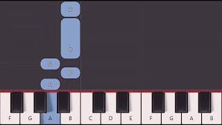 Gori Ho Kali Ho Play Along Piano Hindi Songs Tutorial [upl. by Suirauqram]