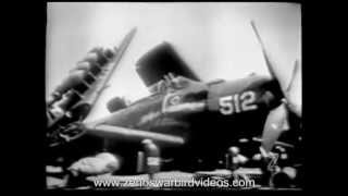 US Navy Carrier Planes in Action in the Korean War  1954 [upl. by Wendolyn297]