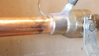 ASMR Soldering Lead Free Valves 1quot and 2quot  GOT2LEARN [upl. by Sairu]