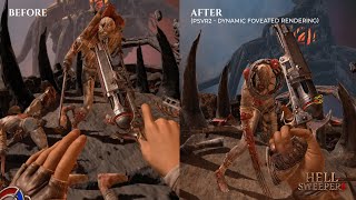 Hellsweeper VR PSVR2 Dynamic Foveated Rendering Update is LIVE [upl. by Corri]