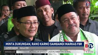 Rano Karno Sambangi Markas FBR di Cakung  Beritasatu [upl. by Dugald]