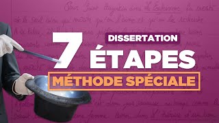 Ma méthode spéciale de dissertation pour la prépa et les concours 7 étapes [upl. by Ennyroc216]